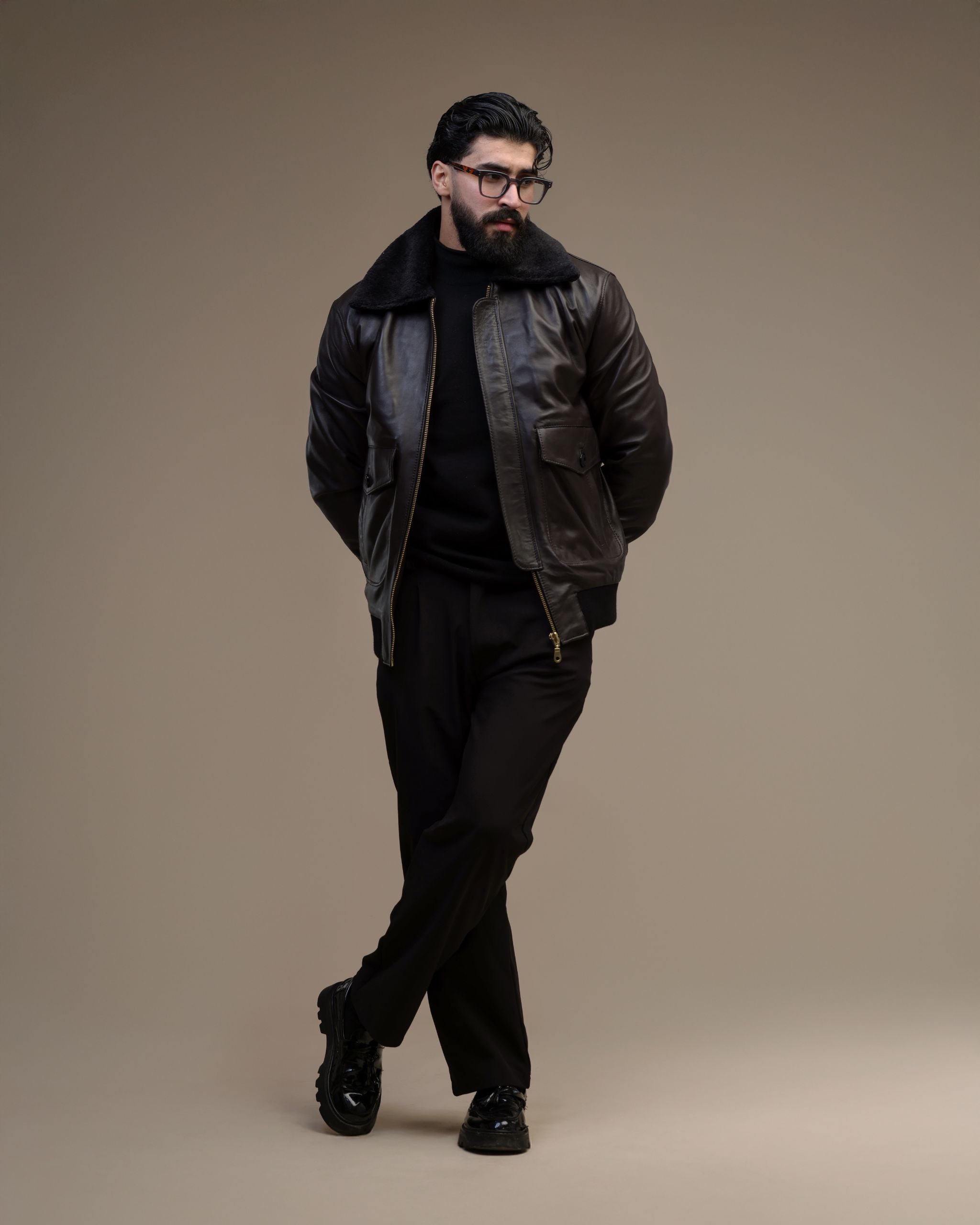 Veste Pilot Expert - Marron chocolat