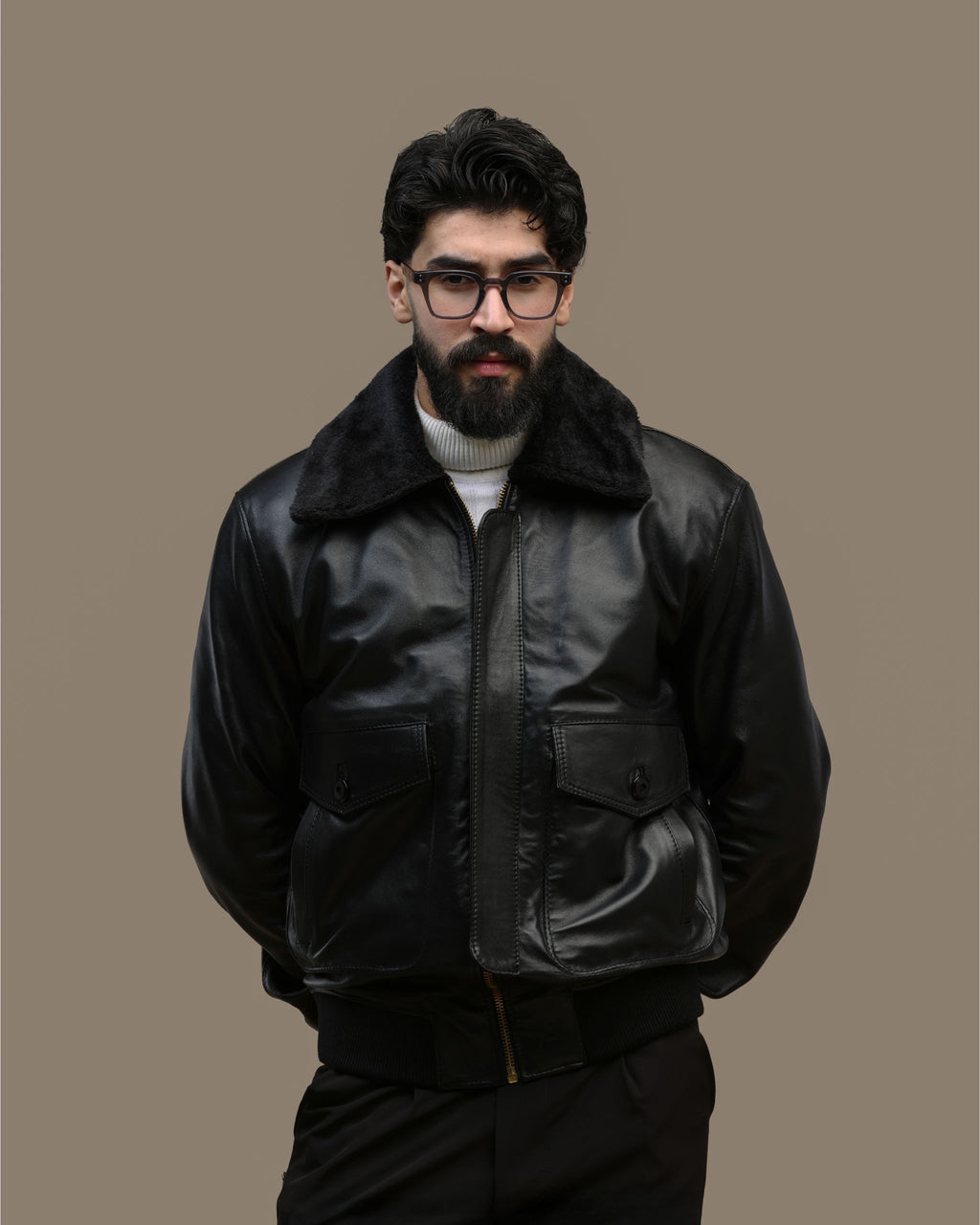 Veste Pilot Expert - cuir véritable