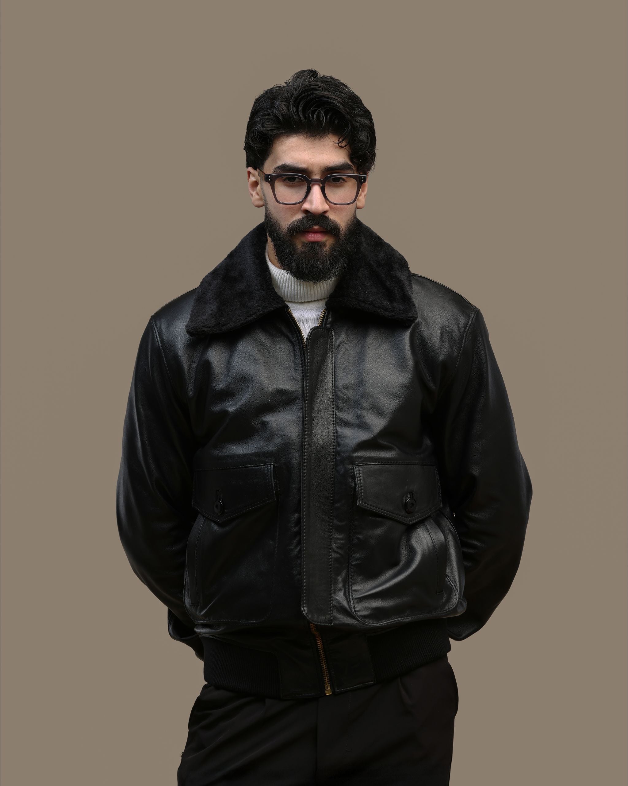 Veste Pilot Expert - cuir véritable