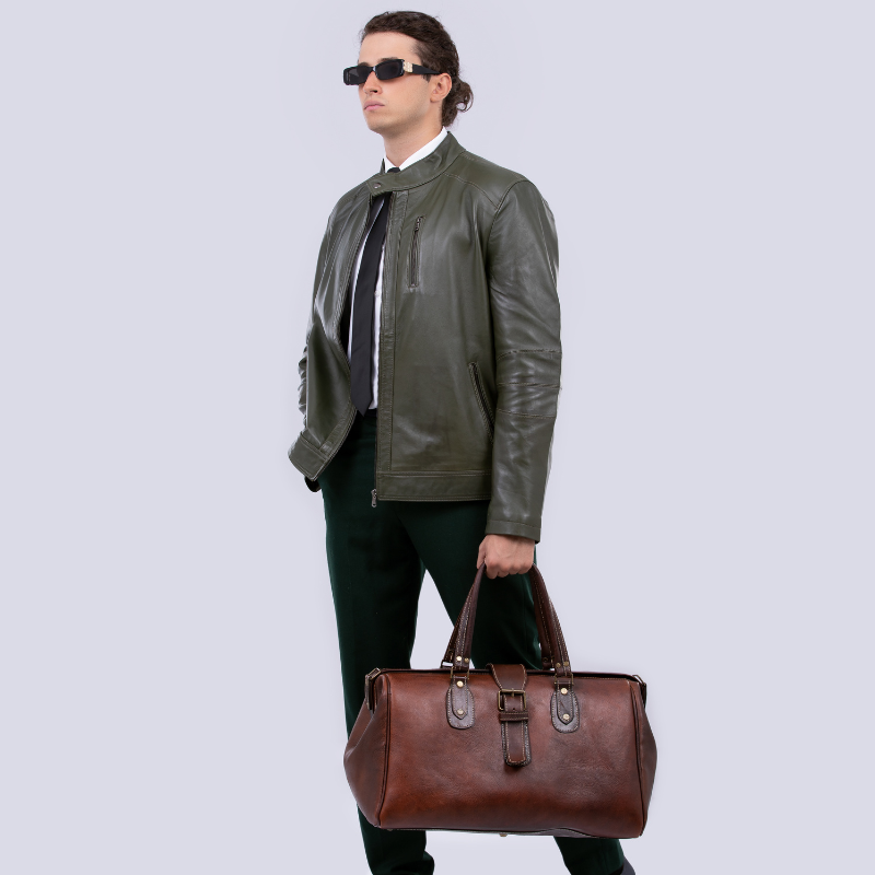 RACER | Veste en cuir original homme