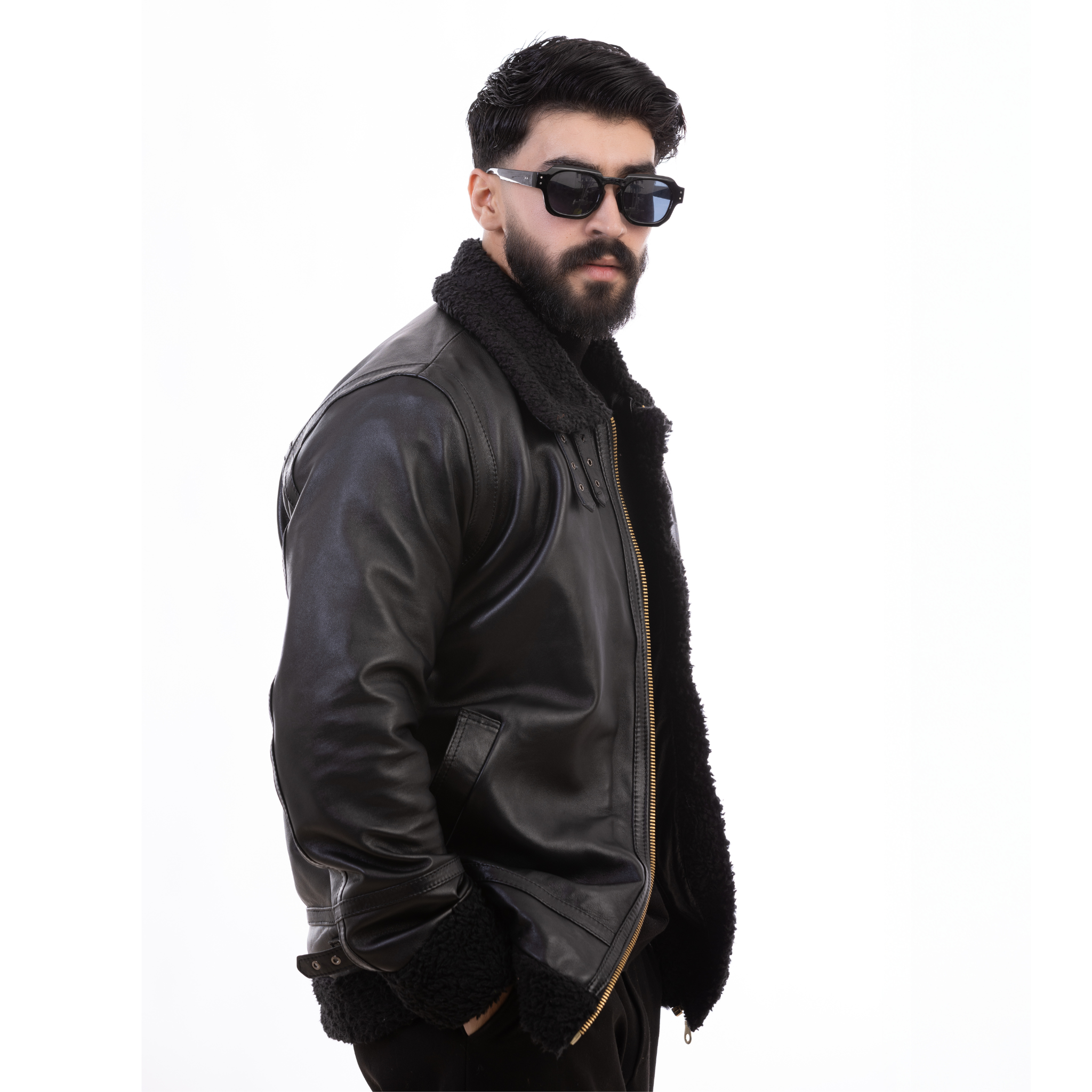 VESTE BOMBARDIER  –  Doublure Pilote Ultra Chaude