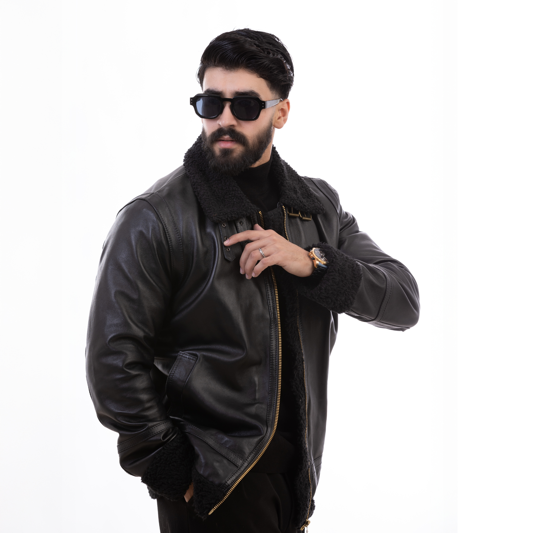 VESTE BOMBARDIER  –  Doublure Pilote Ultra Chaude