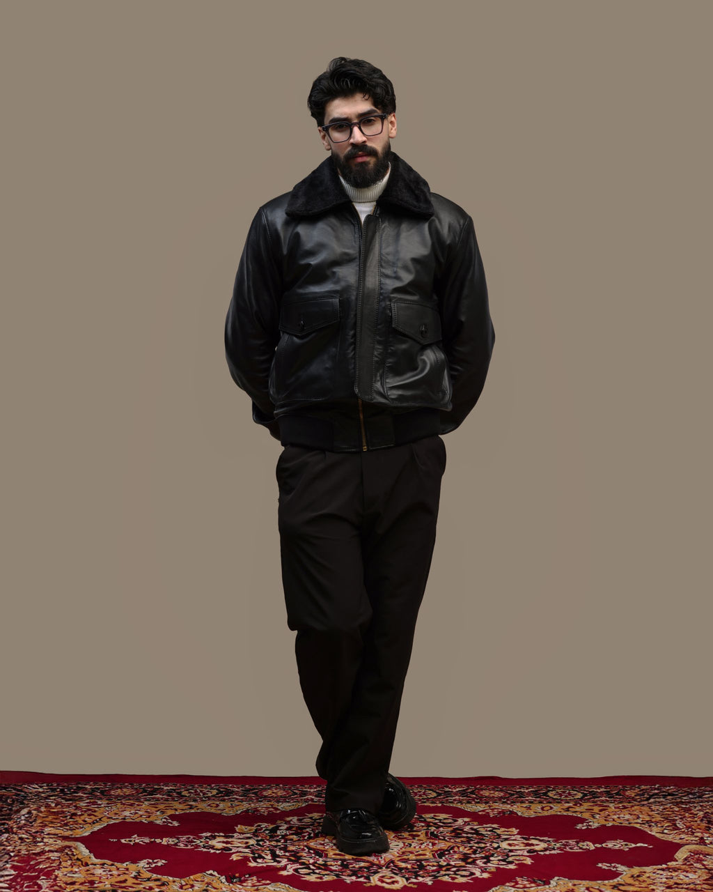 Veste Pilot Expert - cuir véritable